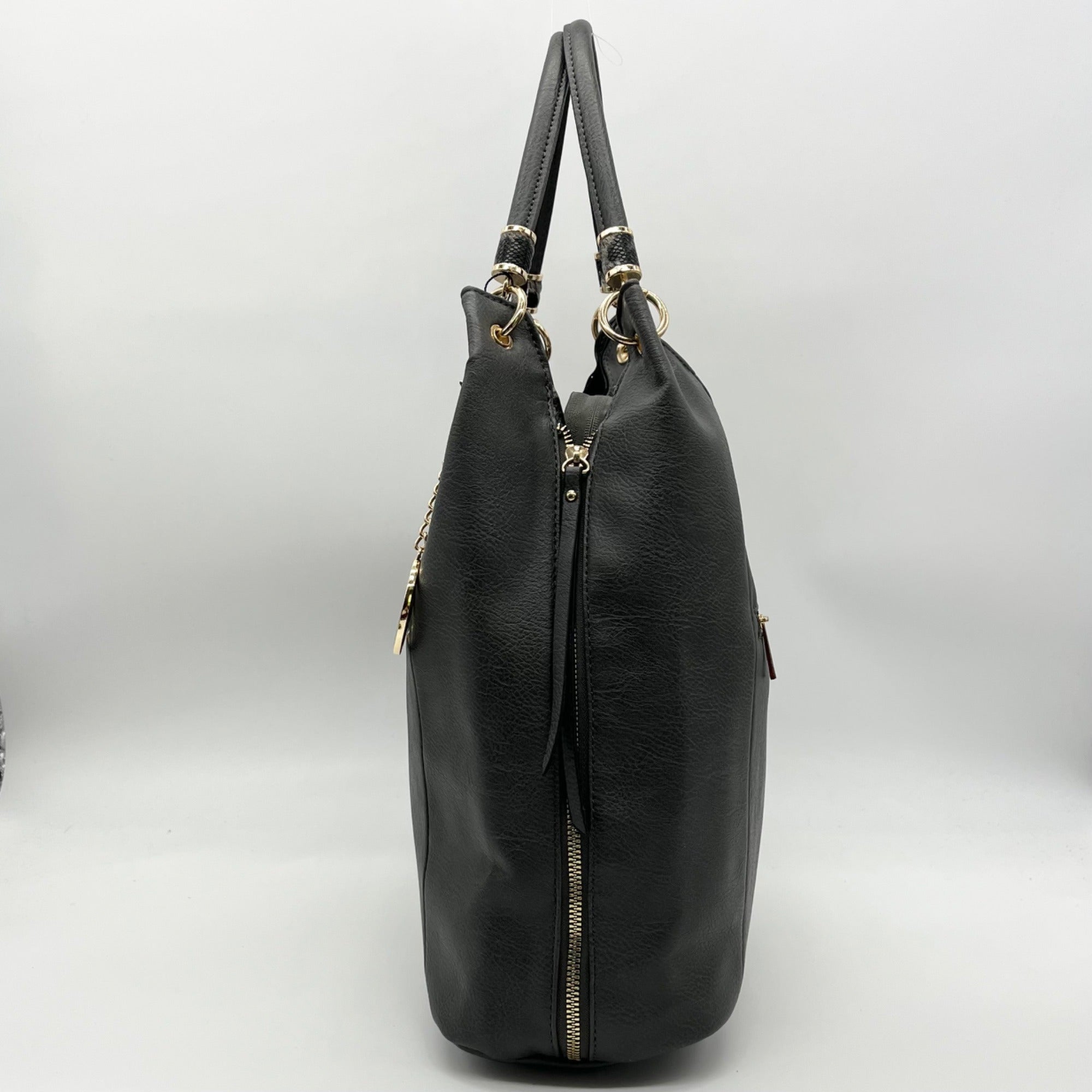 MKF Charcoal April Hobo Bag