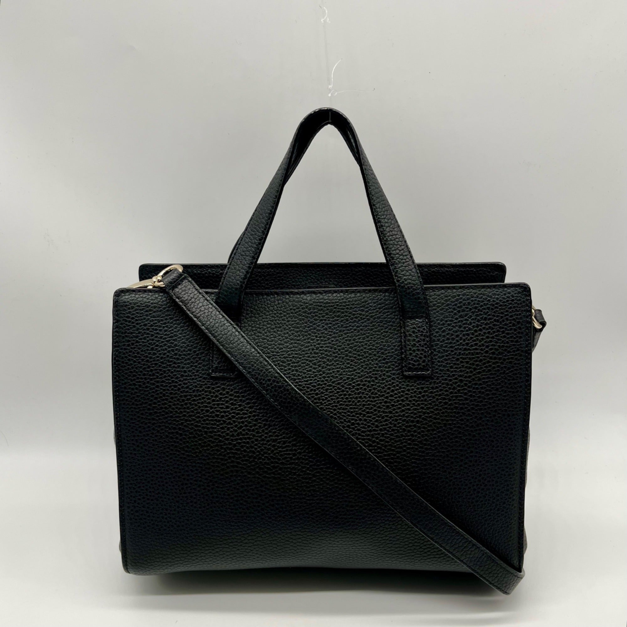Kate Spade Black Pebbled Leather Chantal Shoulder Bag