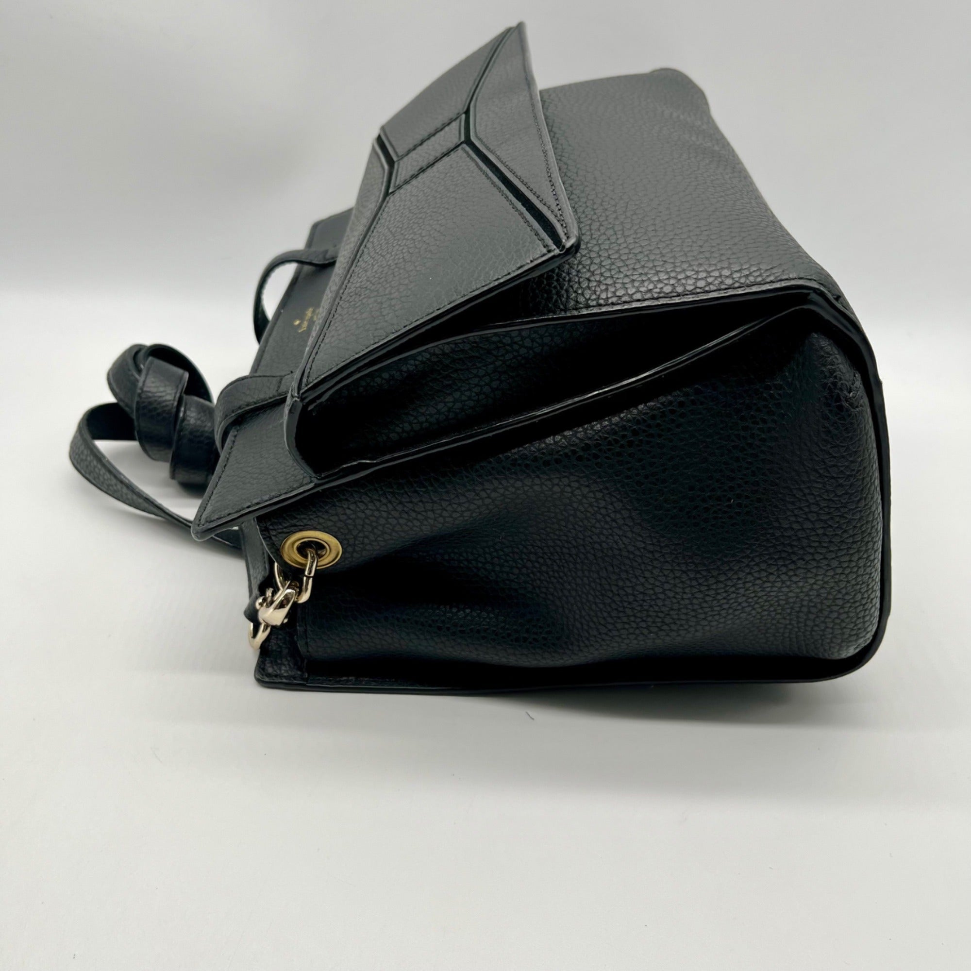 Kate Spade Black Pebbled Leather Chantal Shoulder Bag
