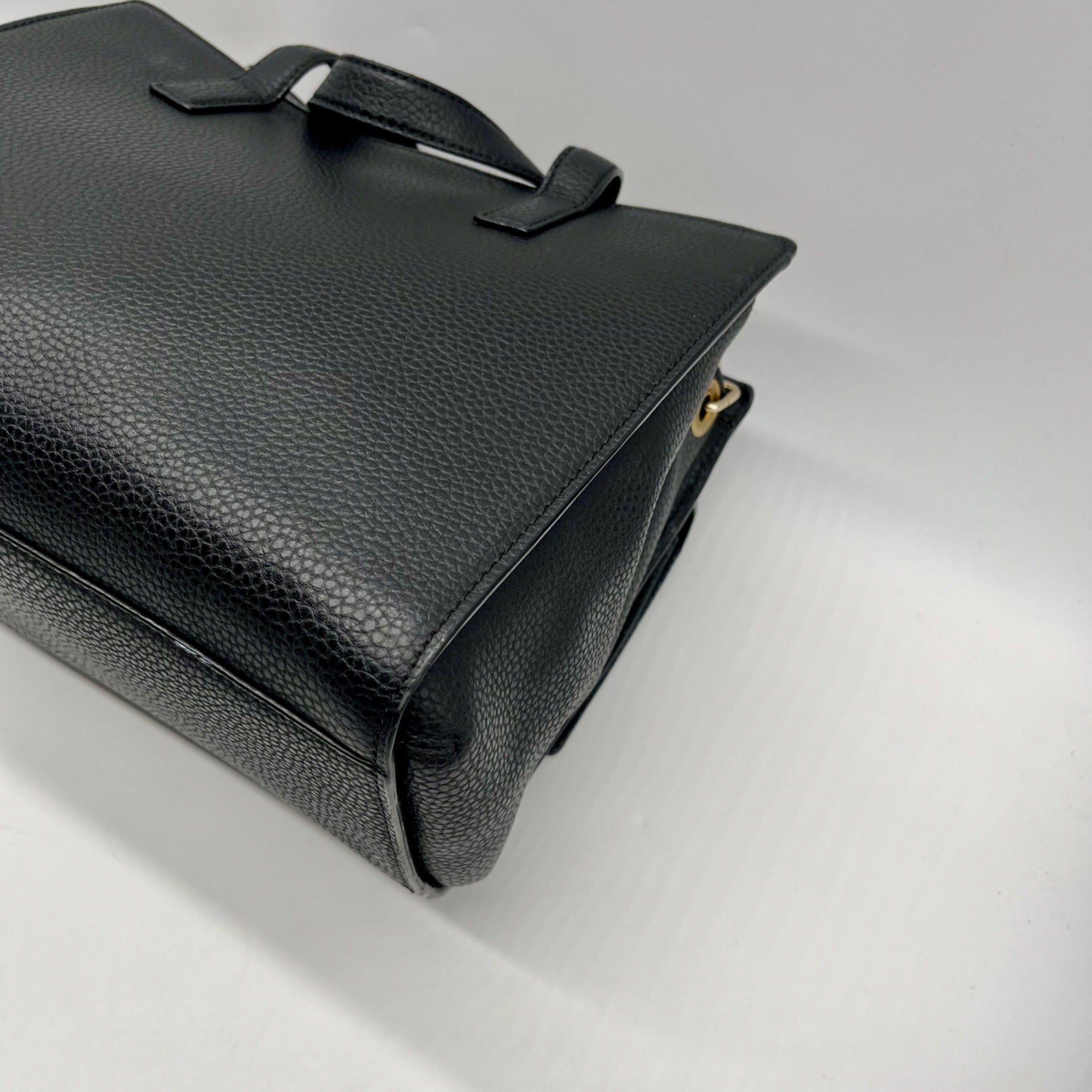 Kate Spade Black Pebbled Leather Chantal Shoulder Bag