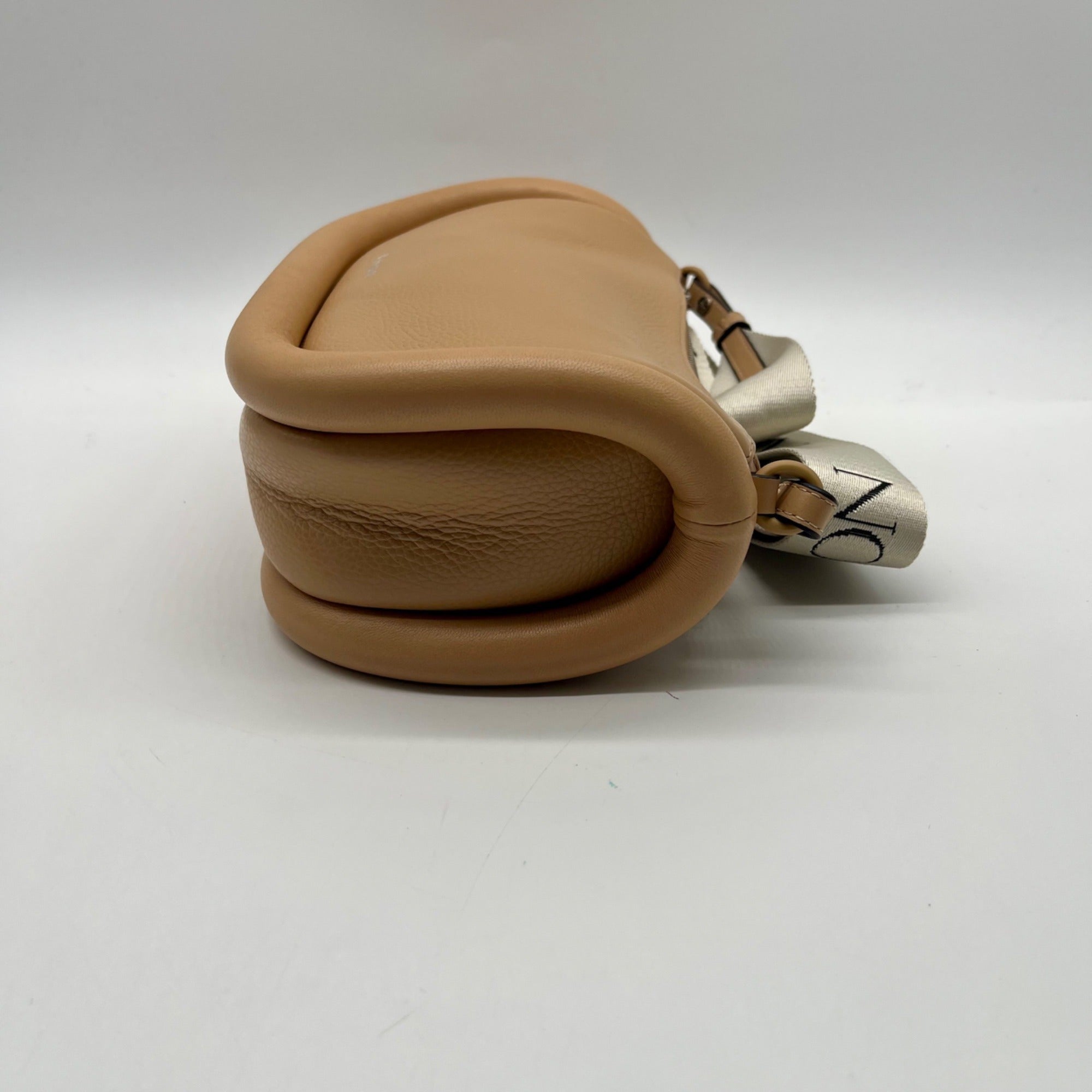 JW Anderson Beige Pebbled Leather Crossbody