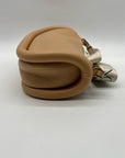 JW Anderson Beige Pebbled Leather Crossbody