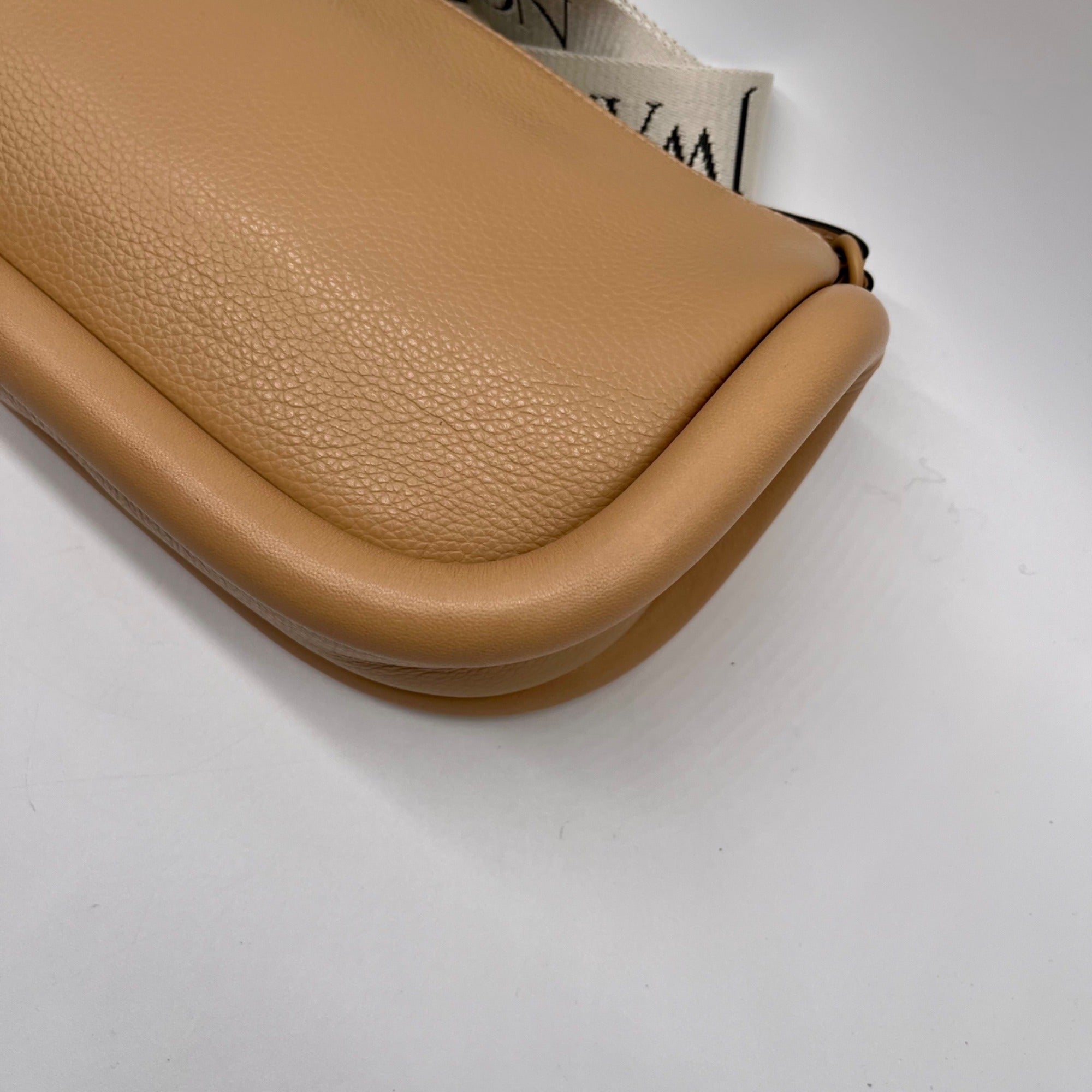 JW Anderson Beige Pebbled Leather Crossbody