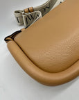 JW Anderson Beige Pebbled Leather Crossbody