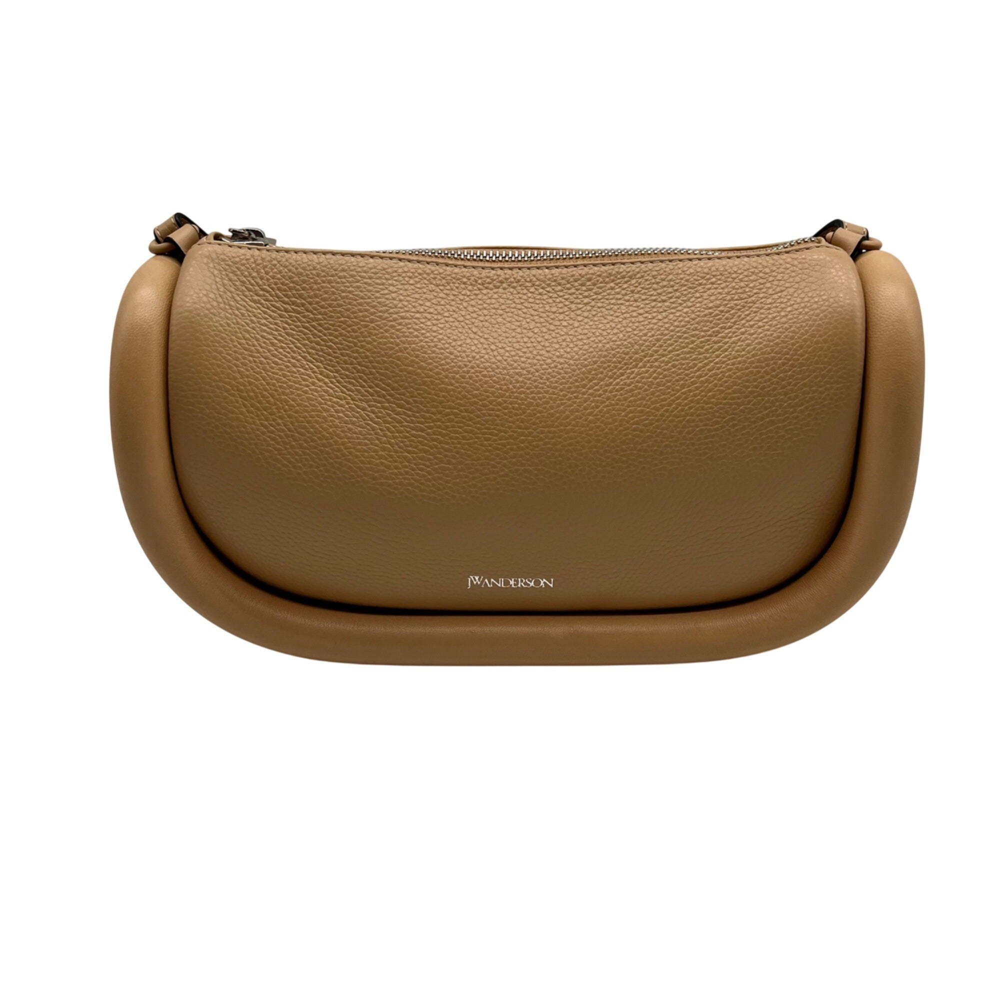 JW Anderson Beige Pebbled Leather Crossbody