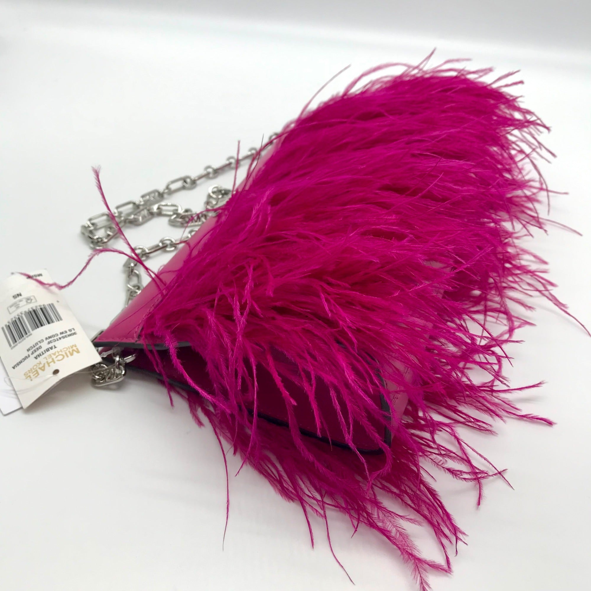 Michael Kors Deep Pink Tabitha Clutch