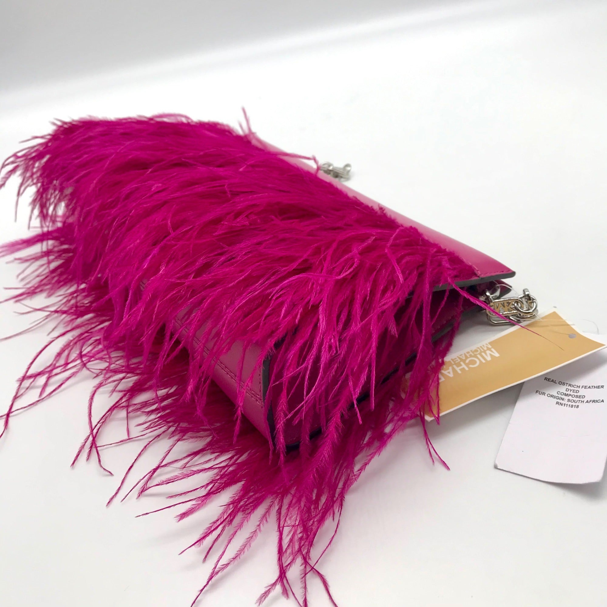 Michael Kors Deep Pink Tabitha Clutch