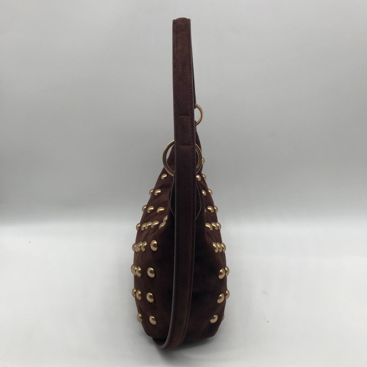 Sam Edelman Spiced Pecan Leather Convertible Bracelet Handle Crossbody Bag