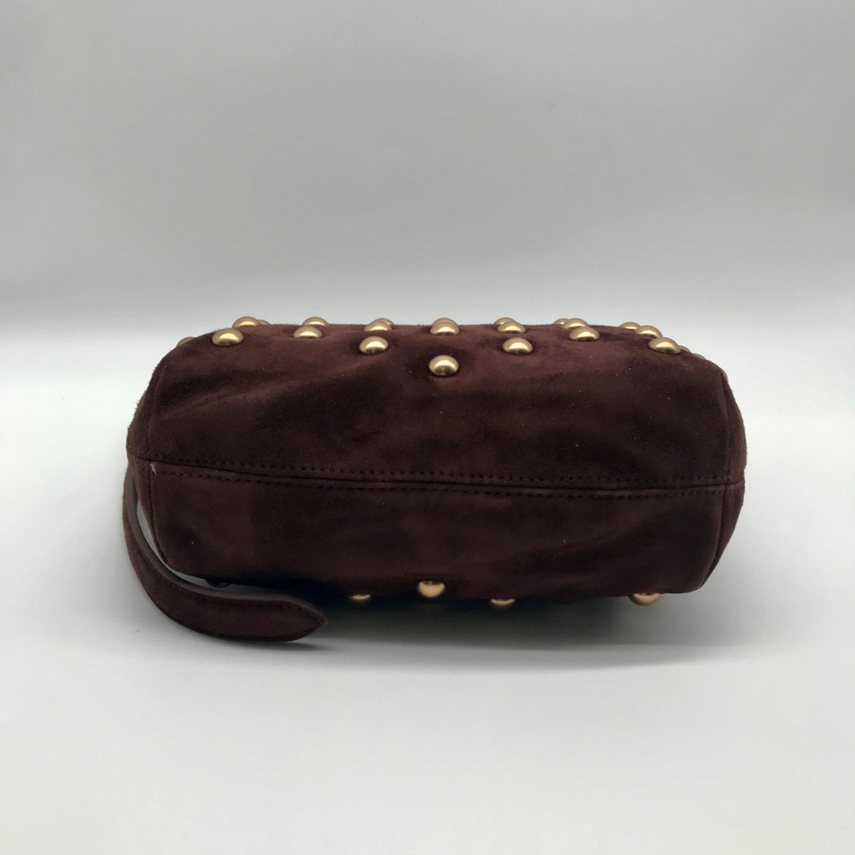 Sam Edelman Spiced Pecan Leather Convertible Bracelet Handle Crossbody Bag