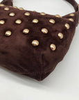 Sam Edelman Spiced Pecan Leather Convertible Bracelet Handle Crossbody Bag