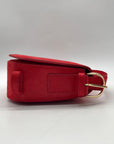 On 34th Red Jaqqy Small Lizard Crossbody Bag