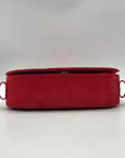 On 34th Red Jaqqy Small Lizard Crossbody Bag