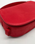 On 34th Red Jaqqy Small Lizard Crossbody Bag