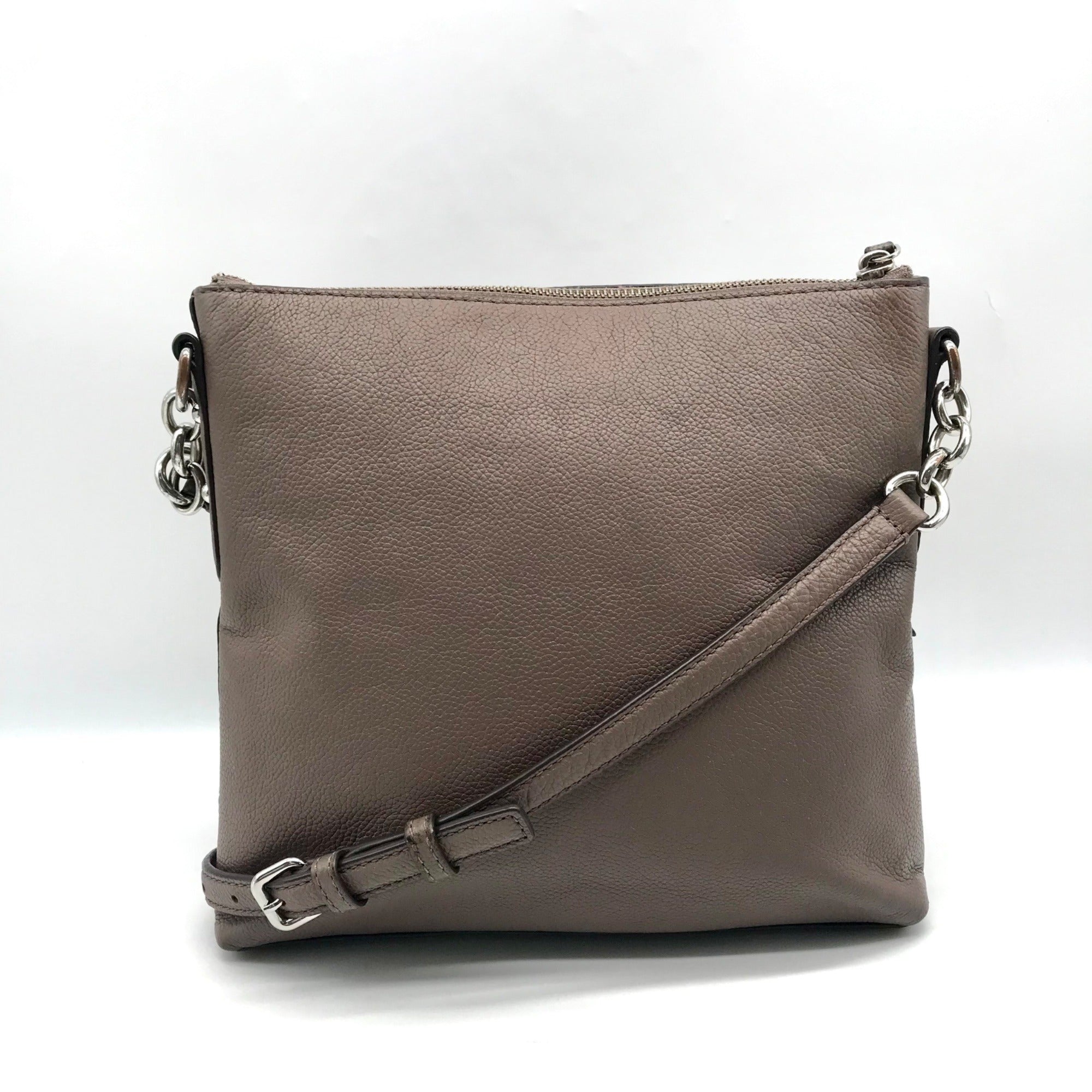 Kate Spade Taupe Pebbled Leather Jackson Street Melisse Crossbody Bag