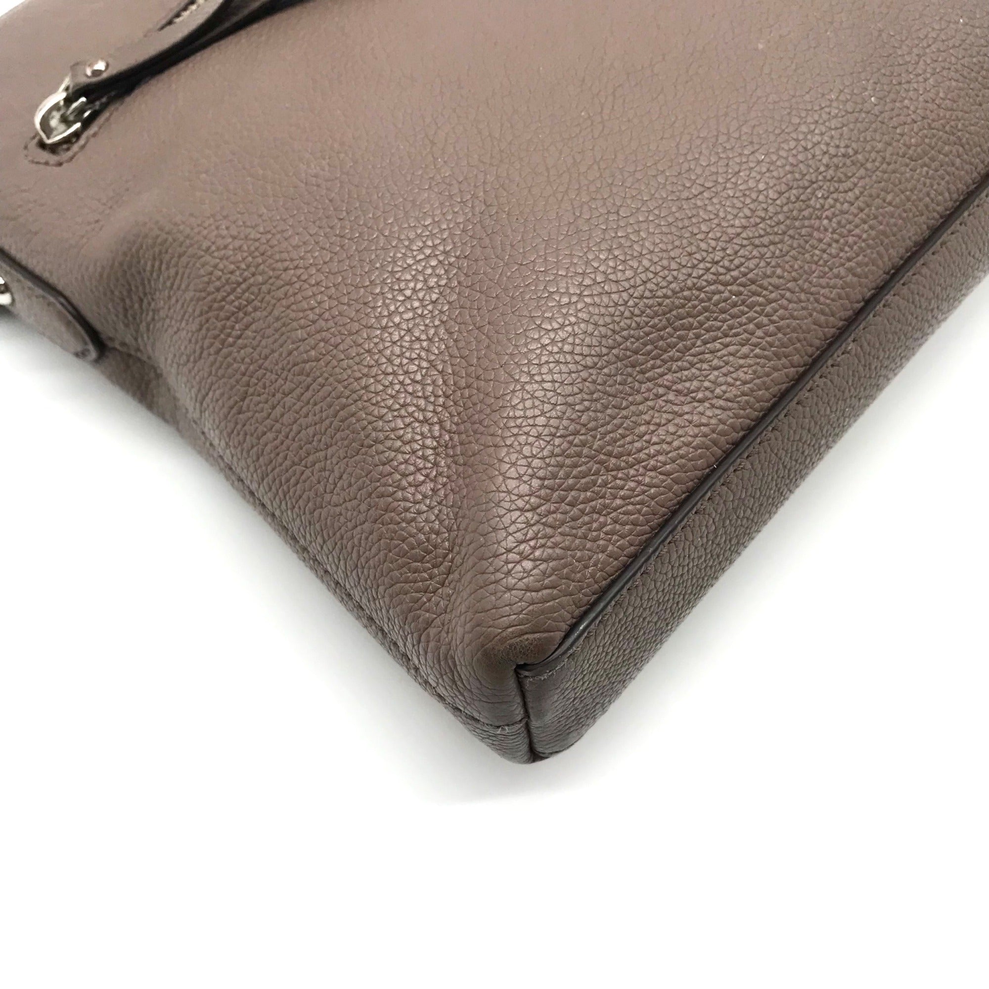 Kate Spade Taupe Pebbled Leather Jackson Street Melisse Crossbody Bag