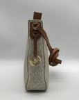 Michael Kors Cream Signature Coated Canvas Large Messenger Bag