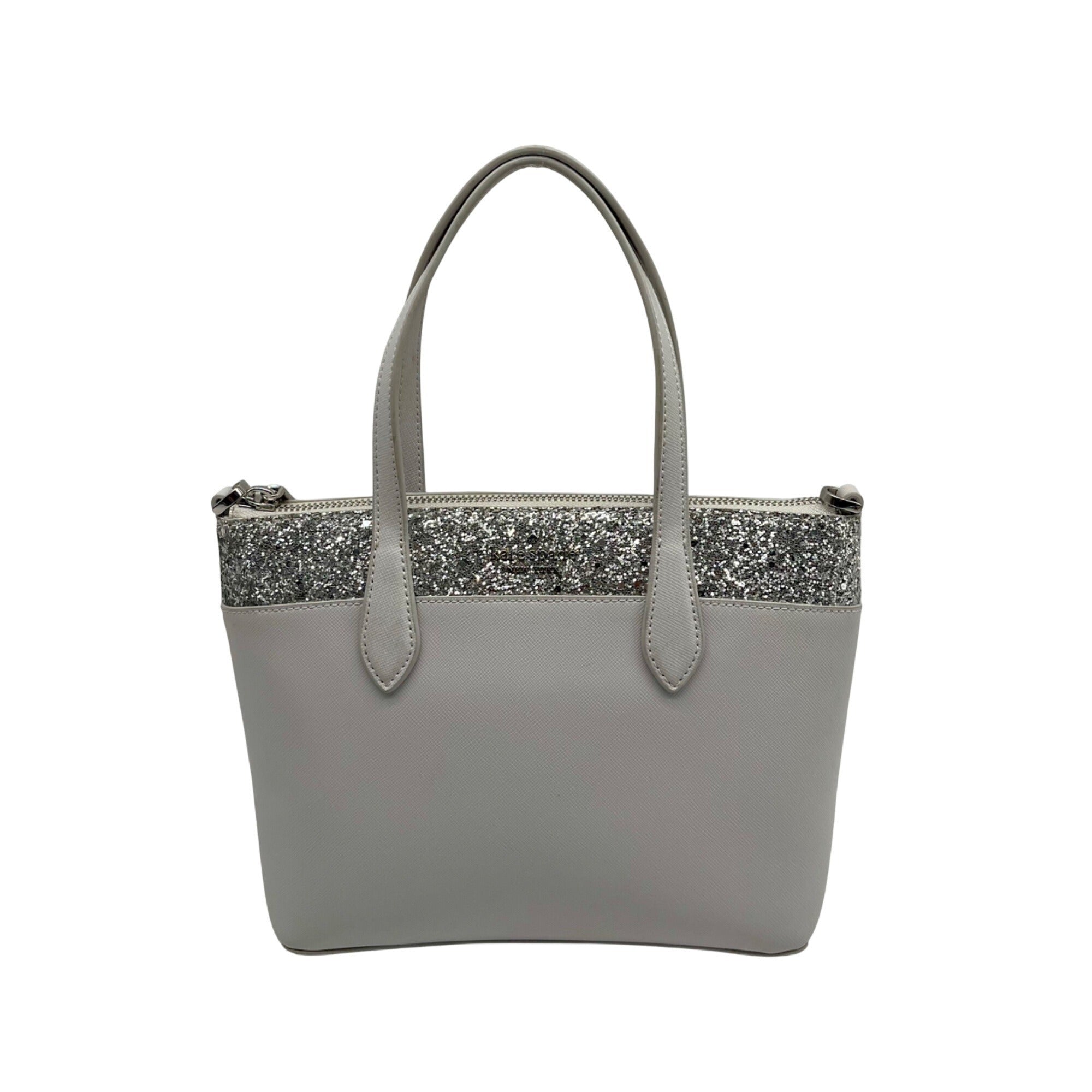 Kate Spade Grey Flash Glitter Satchel Bag