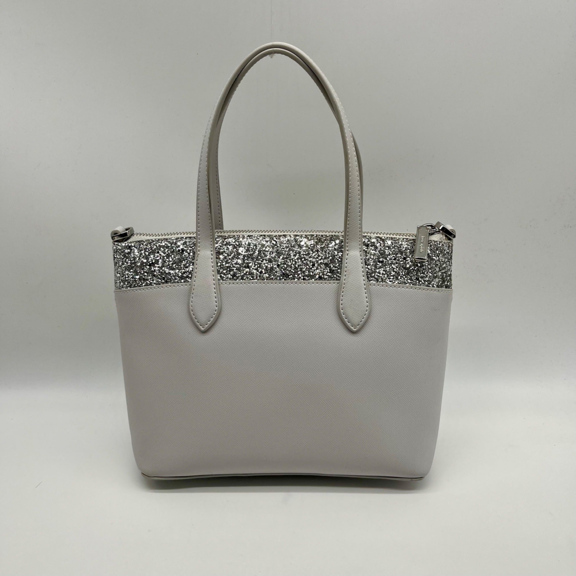 Kate Spade Grey Flash Glitter Satchel Bag