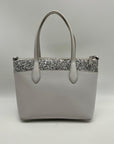 Kate Spade Grey Flash Glitter Satchel Bag