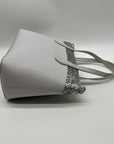 Kate Spade Grey Flash Glitter Satchel Bag
