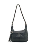 Brighton Dark Navy Leather Shoulder Bag