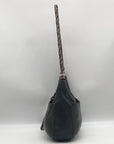 Brighton Dark Navy Leather Shoulder Bag
