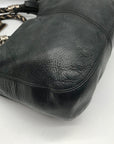 Brighton Dark Navy Leather Shoulder Bag