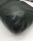 Brighton Dark Navy Leather Shoulder Bag