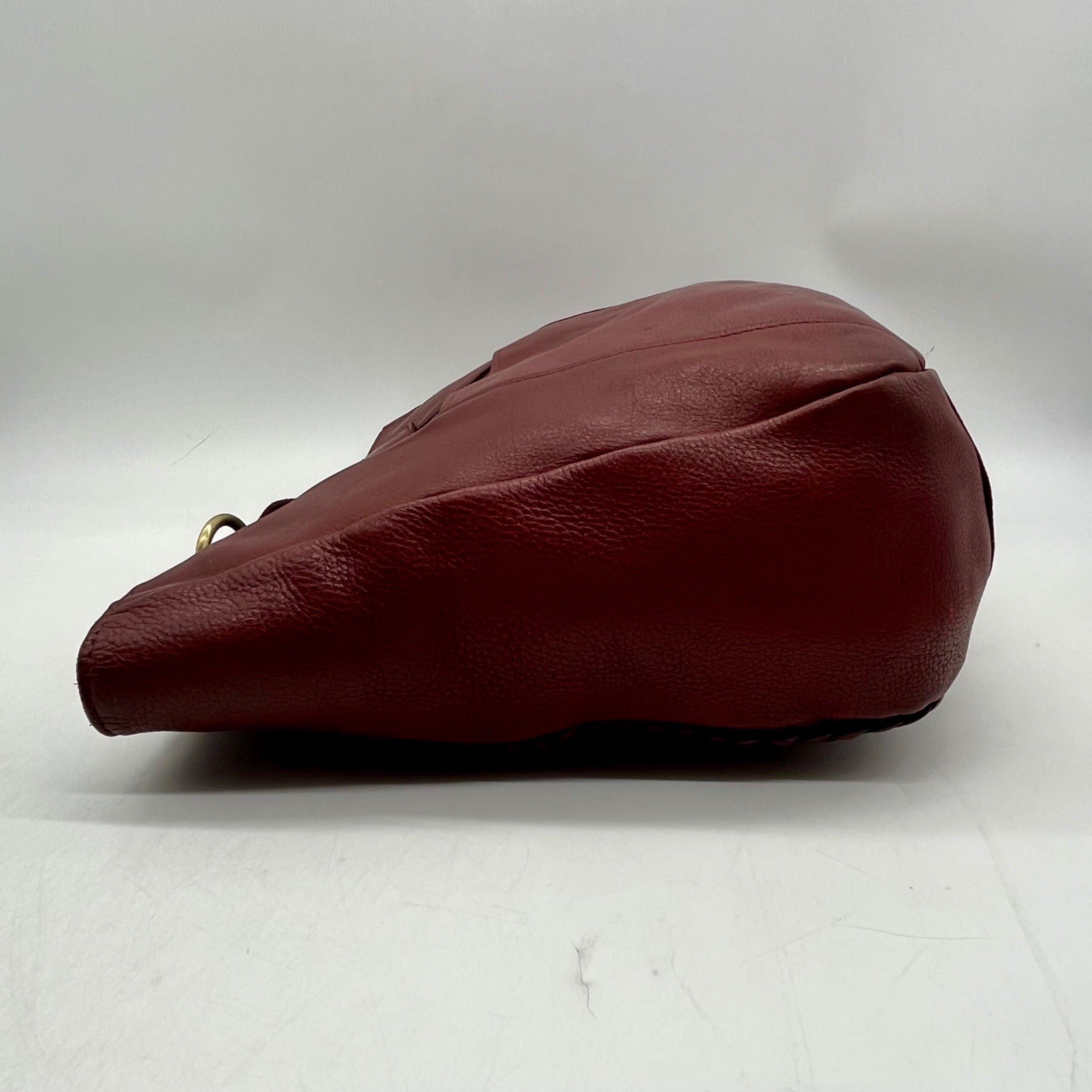 Patricia Nash Willa Maroon Extra Large Leather Tote