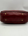 Patricia Nash Willa Maroon Extra Large Leather Tote