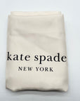 Kate Spade Black Crossgrain Leather Suite Work Tote Bag