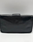 Hobo Black Patent Leather Galaxy Wristlet