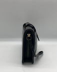 Hobo Black Patent Leather Galaxy Wristlet
