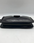 Hobo Black Patent Leather Galaxy Wristlet