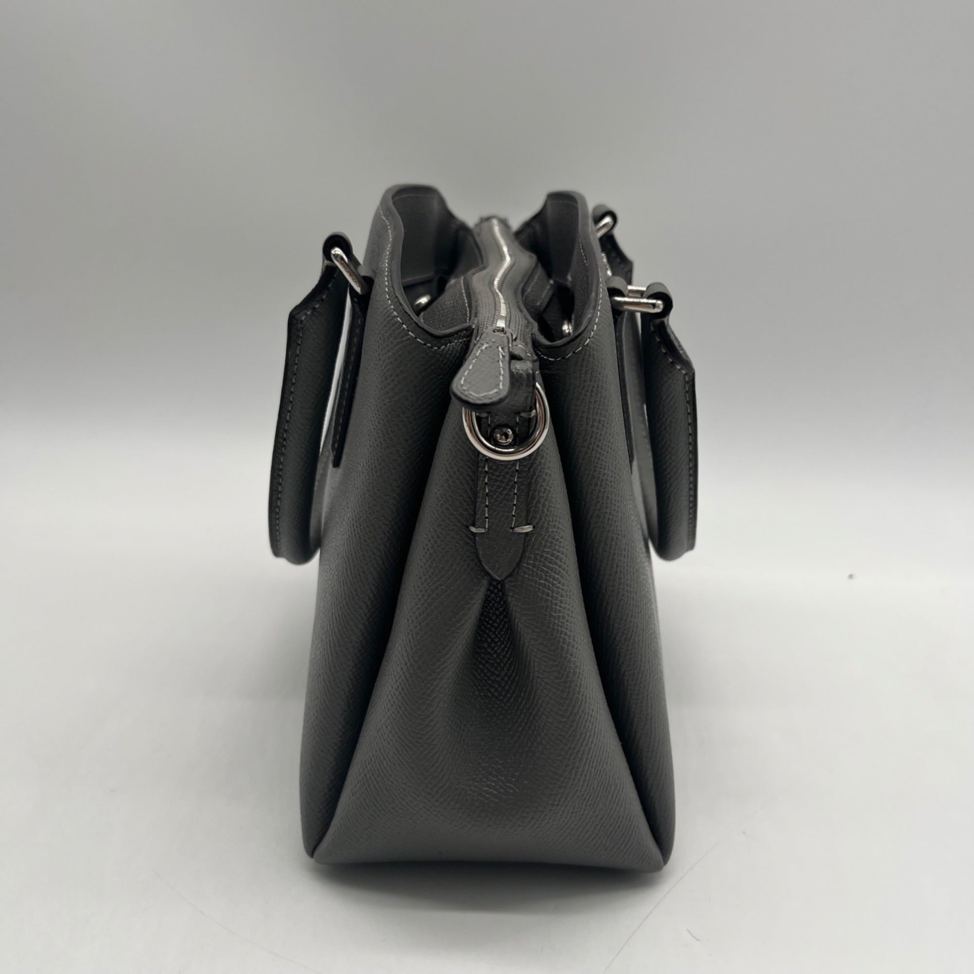 Coach Gray Pebbled Leather Convertible Handbag-F28977