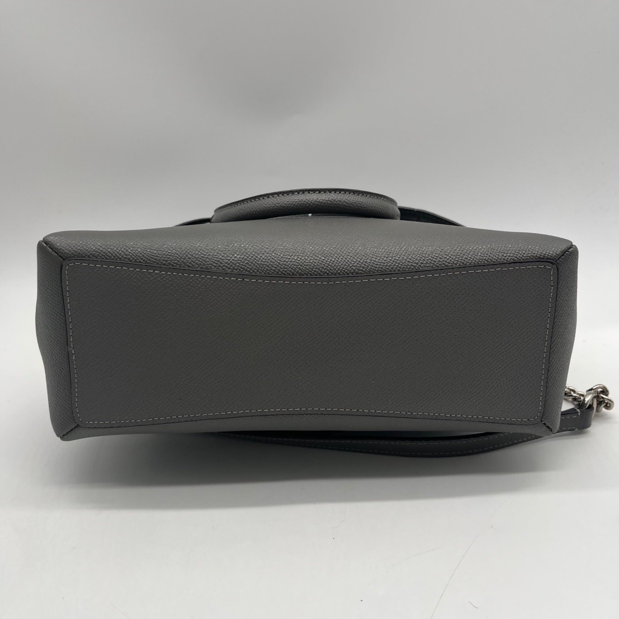 Coach Gray Pebbled Leather Convertible Handbag-F28977