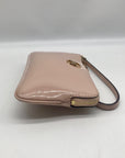 Michael Kors Pink Fulton Faux Leather Large Wristlet