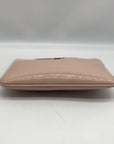 Michael Kors Pink Fulton Faux Leather Large Wristlet
