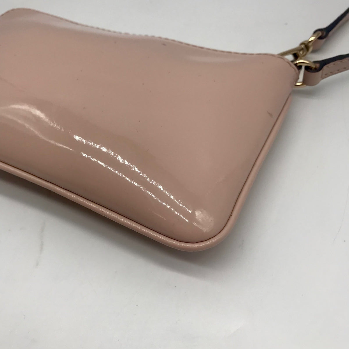 Michael Kors Pink Fulton Faux Leather Large Wristlet
