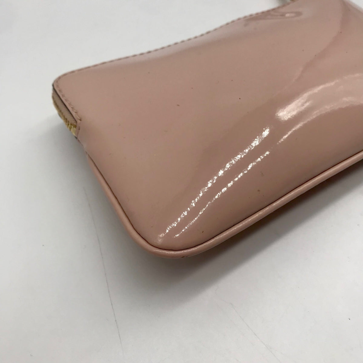 Michael Kors Pink Fulton Faux Leather Large Wristlet