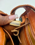 Dooney & Bourke Green All-Weather Leather Satchel Bag