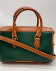 Dooney & Bourke Green All-Weather Leather Satchel Bag
