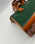 Dooney & Bourke Green All-Weather Leather Satchel Bag