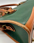 Dooney & Bourke Green All-Weather Leather Satchel Bag