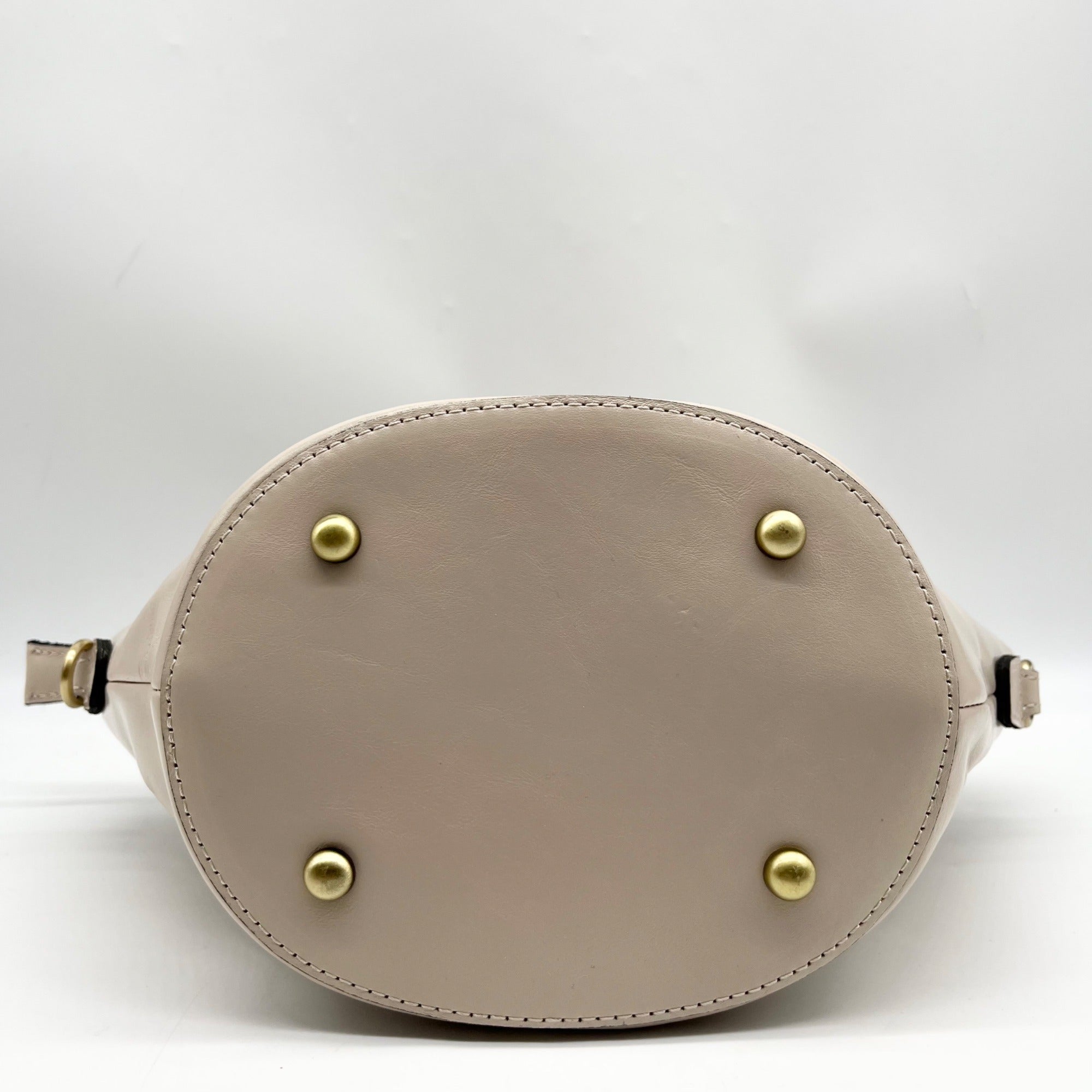 Patricia Nash Chalk White Leather Corallina Convertible Satchel