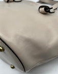 Patricia Nash Chalk White Leather Corallina Convertible Satchel