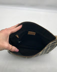 Kate Spade Gray Canvas Vintage Geometric Print Shoulder Bag