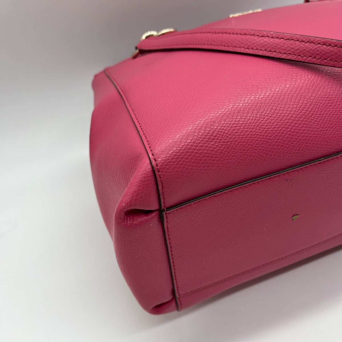 Coach Pink Leather Tote Bag