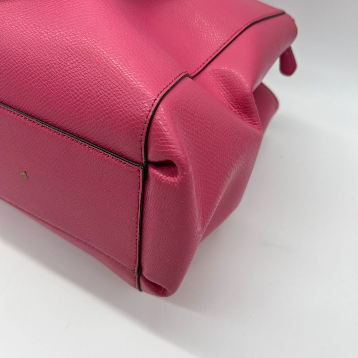 Coach Pink Leather Tote Bag