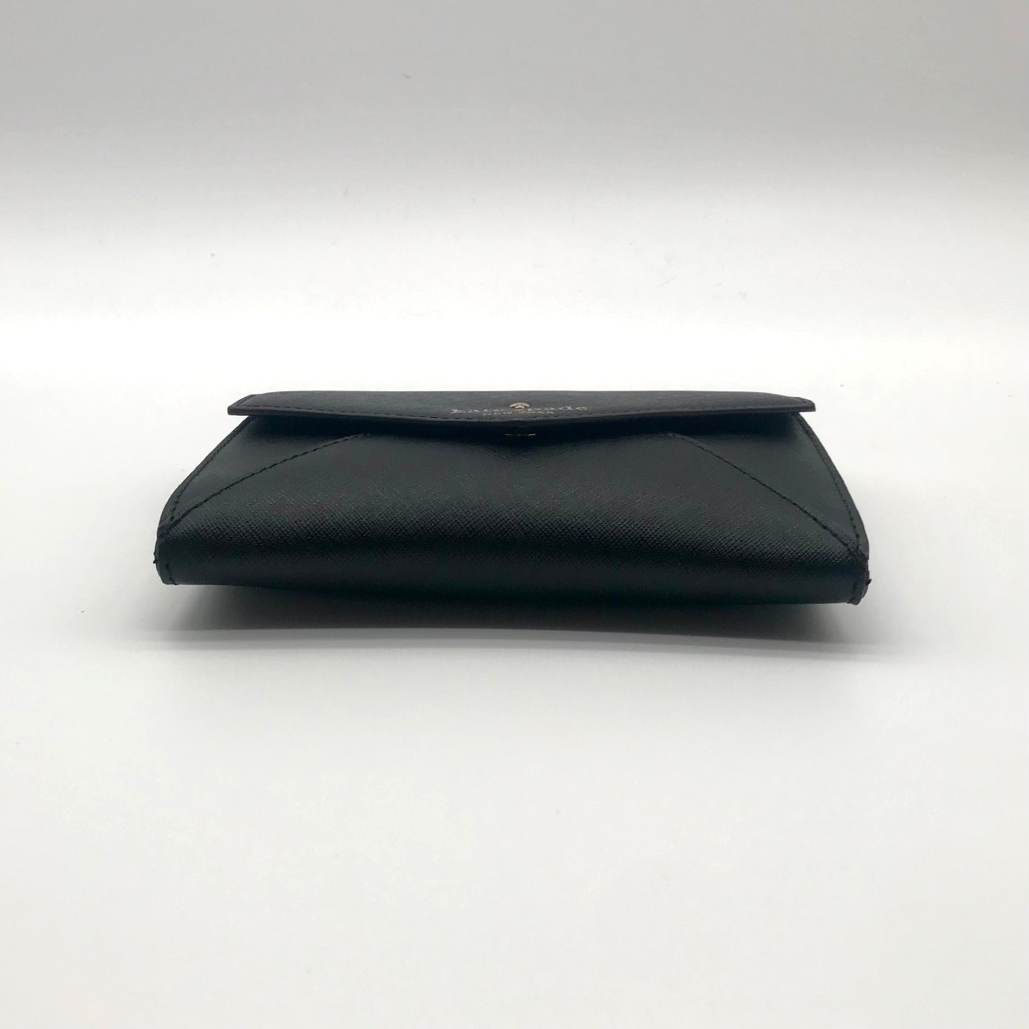 Kate Spade Black Saffiano Leather Cedar Street Monday Envelope Crossbody Bag